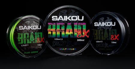 Saikou Braid 8X: The versatile 8X braided line for all fishing styles Saikou Braid 8X: The versatile 8X braided line for all fishing styles